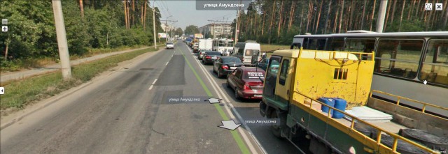 Неожиданая встреча на встречной полосе