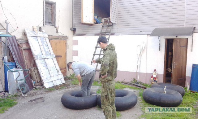 На маленьком плоту или снова-здорова!