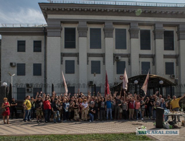 Проводы Захарченко в Киеве