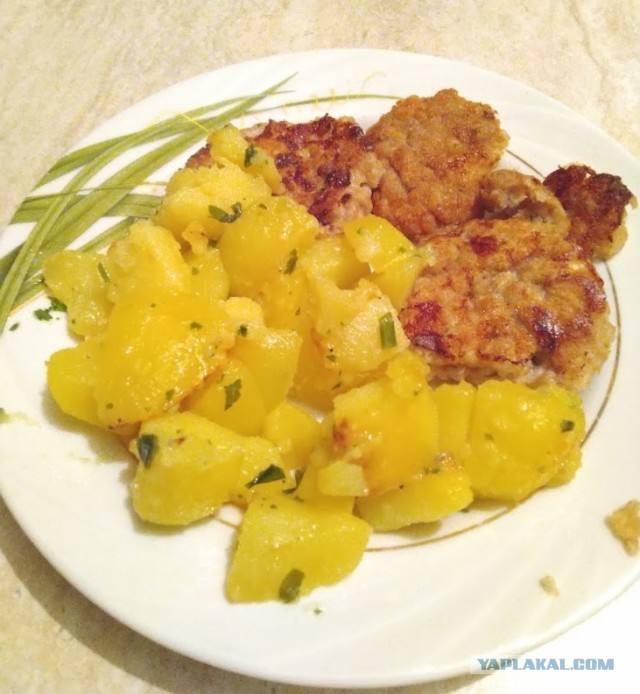 Котлеты из кальмара