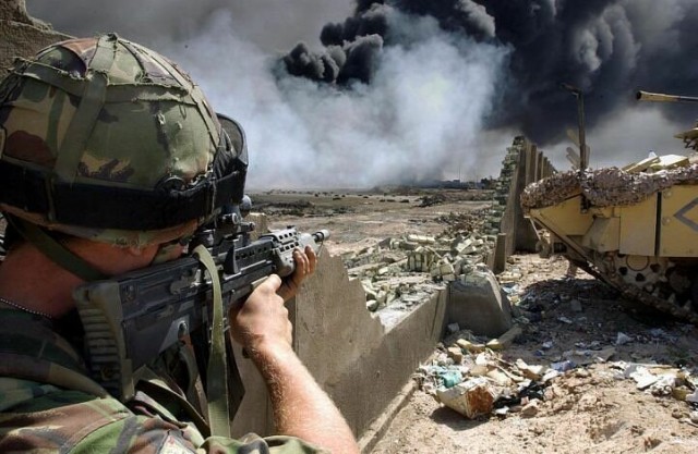 Штыковая атака британцев в Ираке