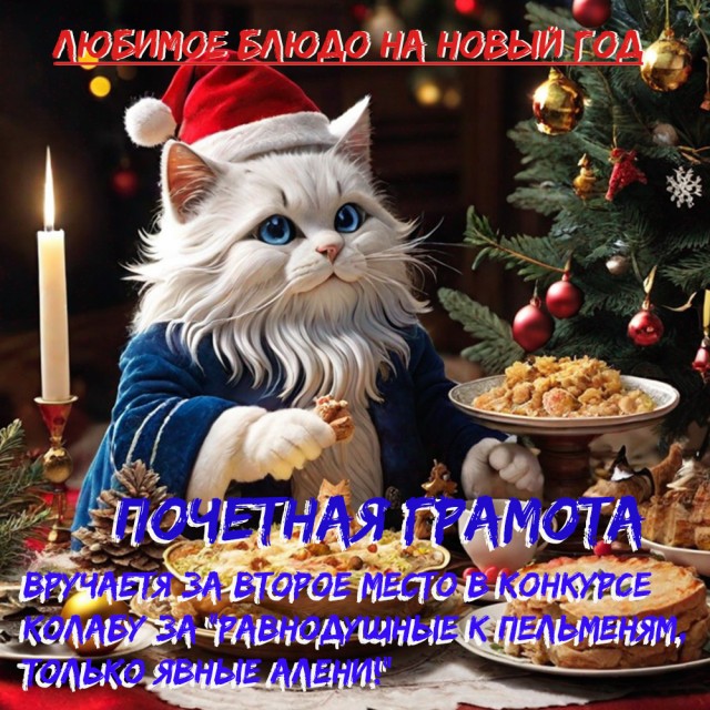 Любимое блюдо на Новый год — 2024. Итоги