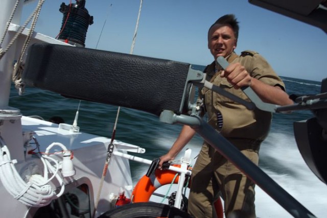 Будни пограничников на Каспии