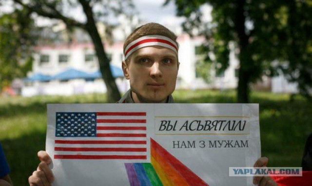 Протесты в Минске с элементами Монстрации