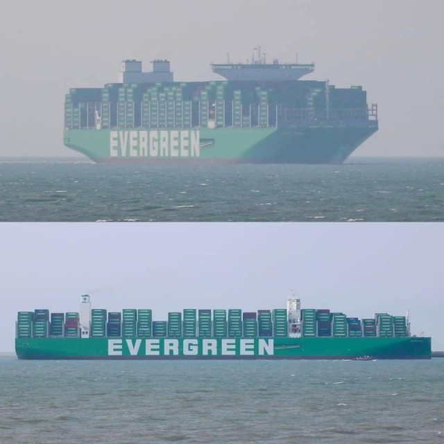 Не застрял: Крупнейшее в мире судно-контейнеровоз Ever Ace впервые прошло Суэцкий канал