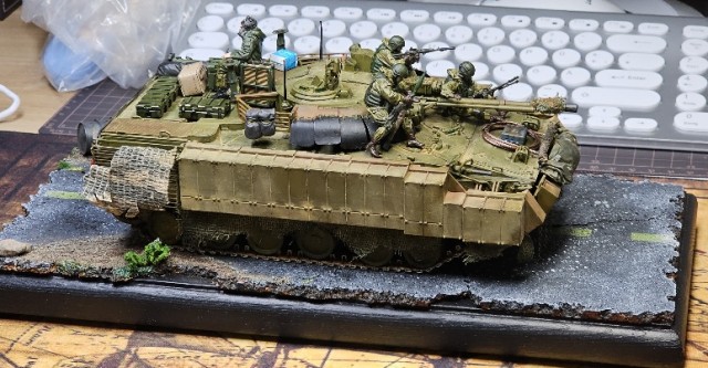 Рукоделия пост. 1/35. БМП-3. Диорама
