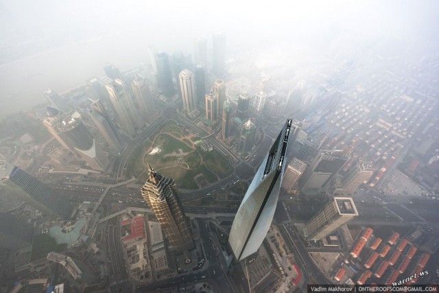 Shanghai Tower (650 meters).