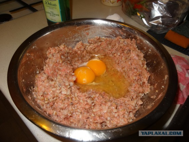 Котлетки мясо-гречневые