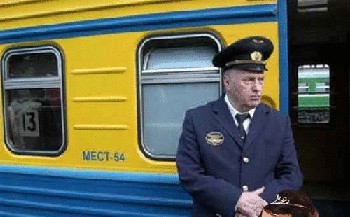 Фотожаба: Жириновский проводник