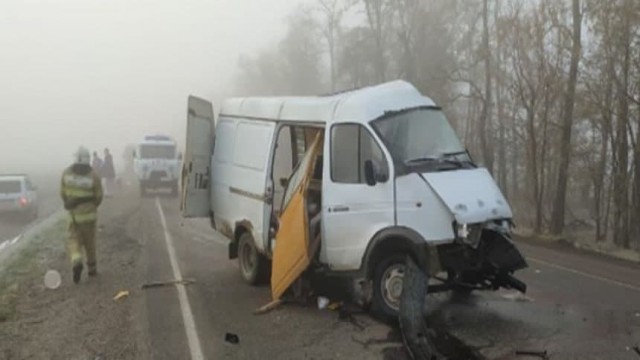 6 человек погибли этим утром в ДТП на 5 км дороги Выселки-Кирпильская
