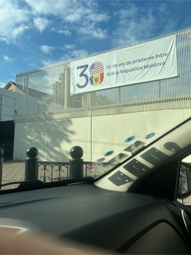 Протестующие в Молдавии