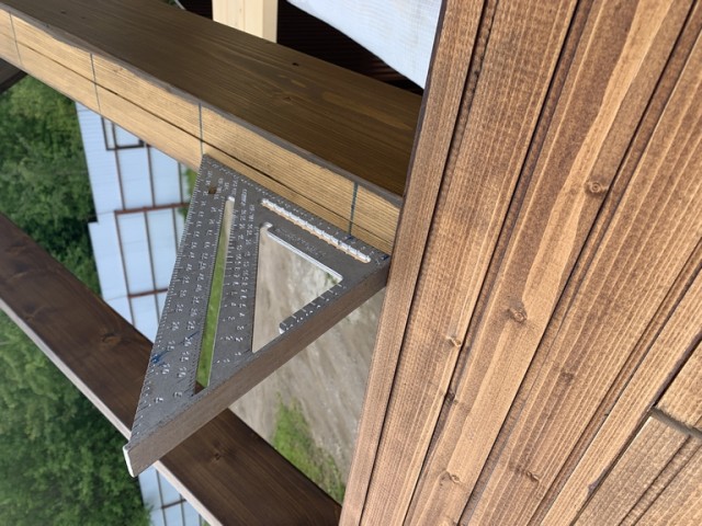 Навес для авто из бруса своими руками