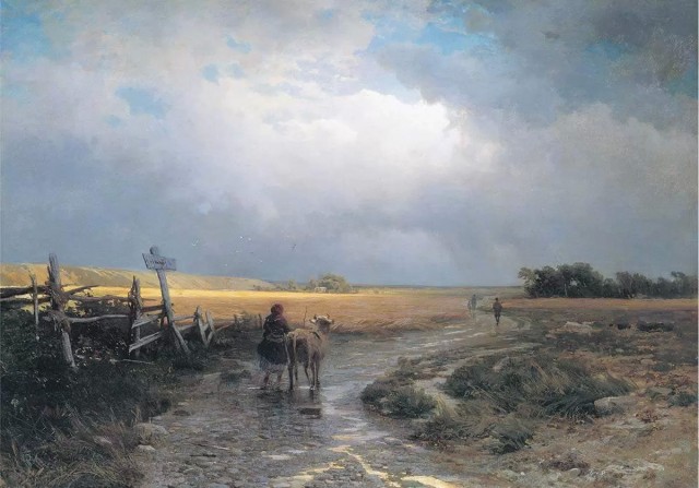 Перед грозой в живописи