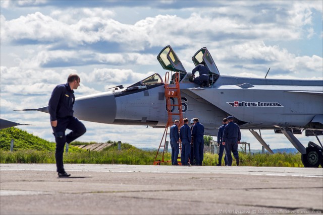 МиГи-31 на авиабазе Сокол в Перми