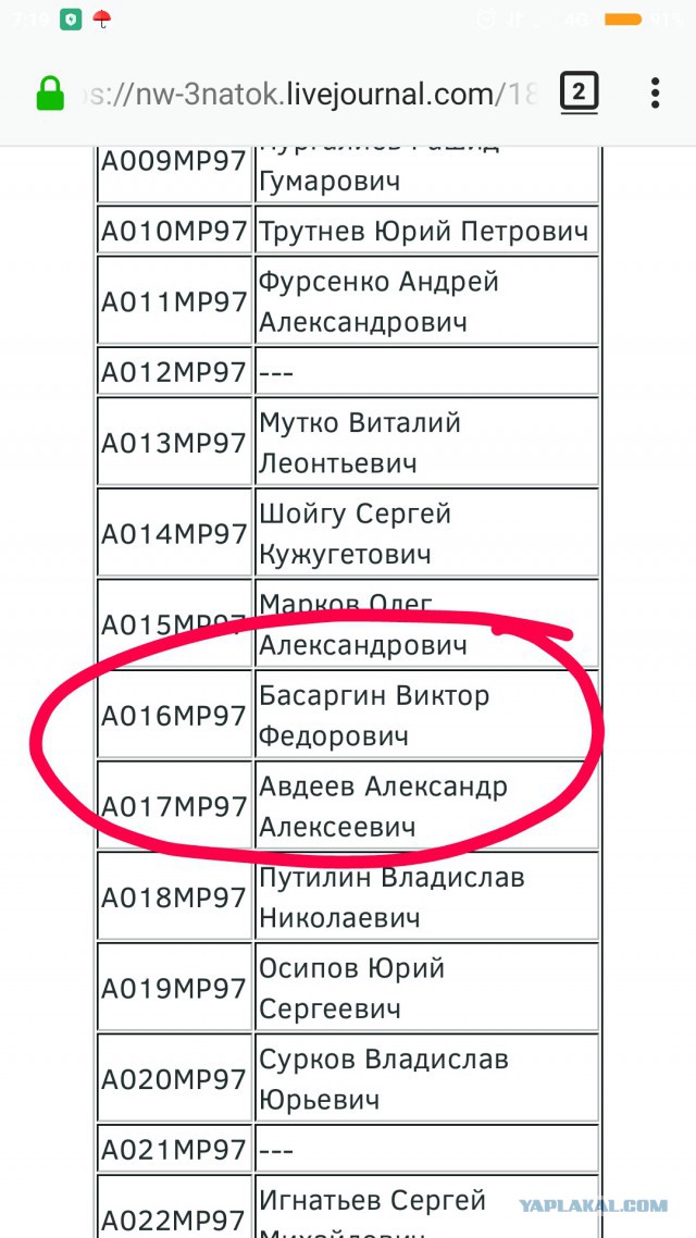 "Помощник Москвы" оштрафовал А116МР97 и А008МР197