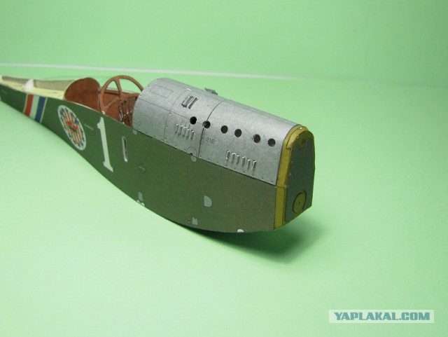 Ansaldo A.1 Balilla. Модель самолета из бумаги