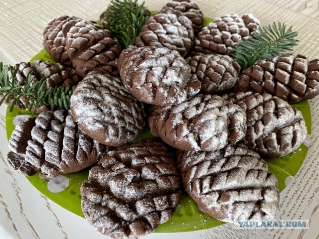 Новогодние вкусные шишки