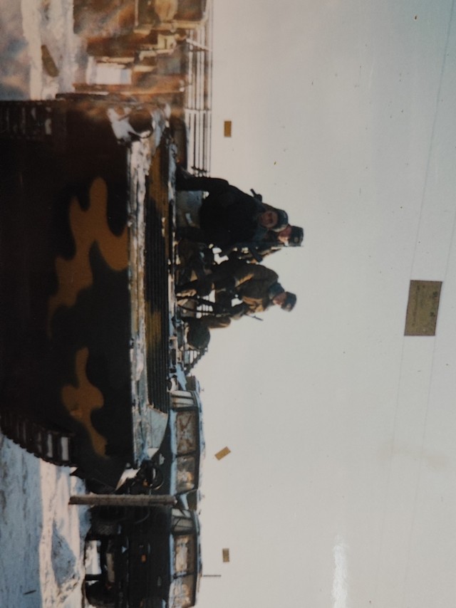 А какая военная техника была в вашем распоряжение?
