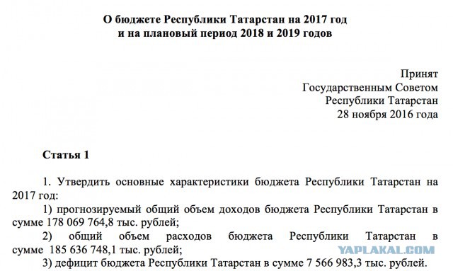 24 июля Татарстан лишится «президента» и потеряет особый статус.