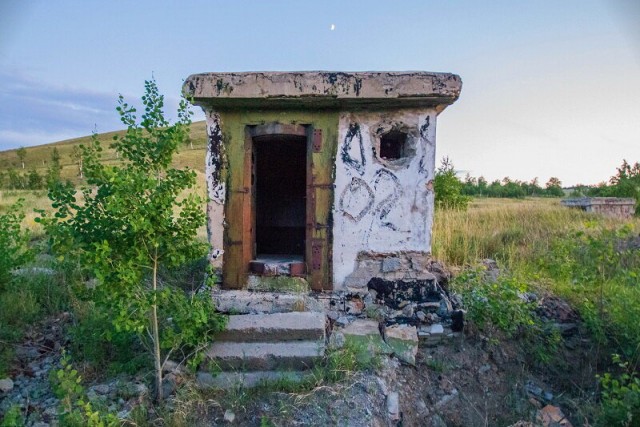 Взорванный в 70-х комплекс группового старта ядерных ракет 551-го РП