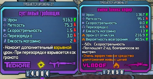 Borderlands 1 и 2