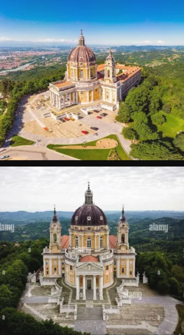 Луна за горой Монвизо