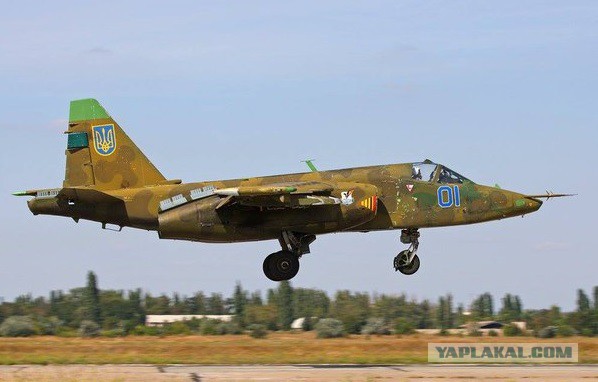 Украинские ВВС на 2015 год. Штурмовики Су-25