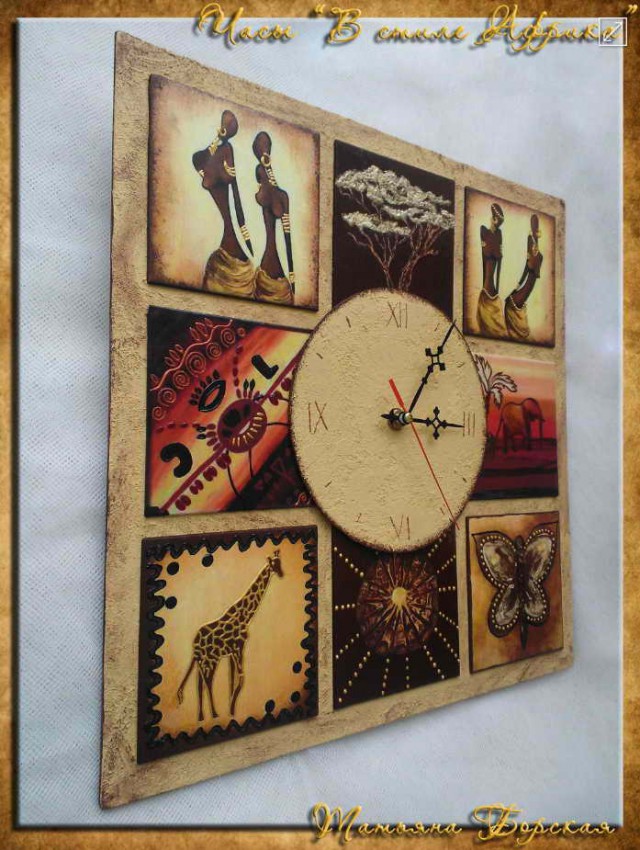 Часы. Ручные поделки и пр.