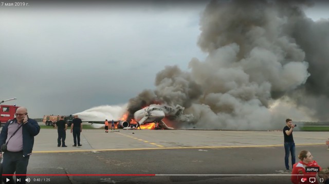 Катастрофа пассажирского самолета Москва — Мурманск в аэропорту Шереметьево (05.05.2019)