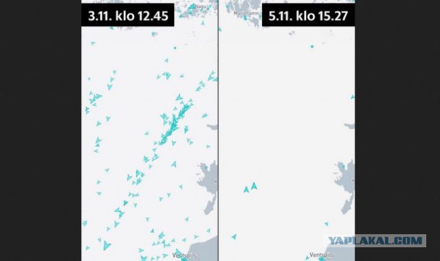 Что-то затевается? У берегов Финляндии появились тысячи кораблей-призраков НАТО