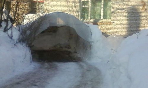 Гараж из доступного материала