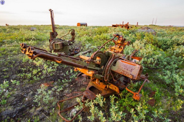Нашли крылатую ракету П-35 с ускорителями на острове Кильдин