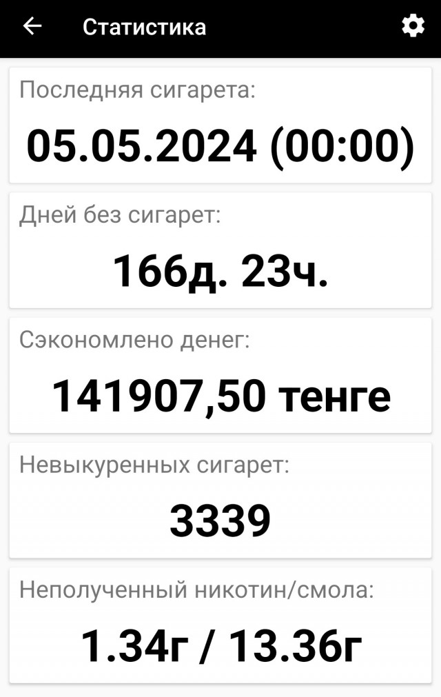 Вот столько не курю! И не говорите,  про нефиг считать