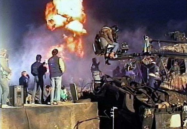 Кадры со съемочной площадки "Терминатора"