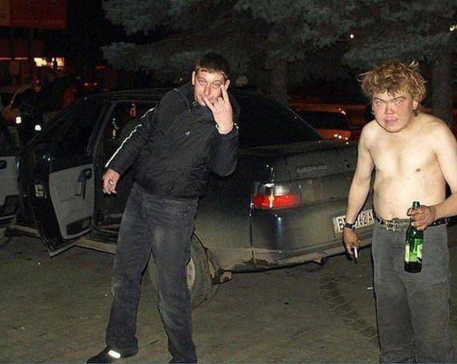 Пятничный алкотрэш и немного чернухи