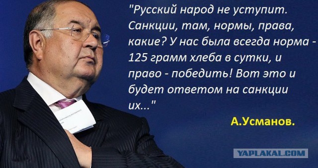 Песков подтвердил готовность россиян «есть снег» в условиях санкций