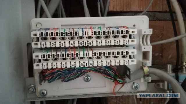 Телефонная монтажная колодка. Развитие и деградация