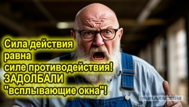 Задолбала реклама ФУЛСКРИН? Я считаю, что такой метод воздействия на читателя сродни мошенничеству...