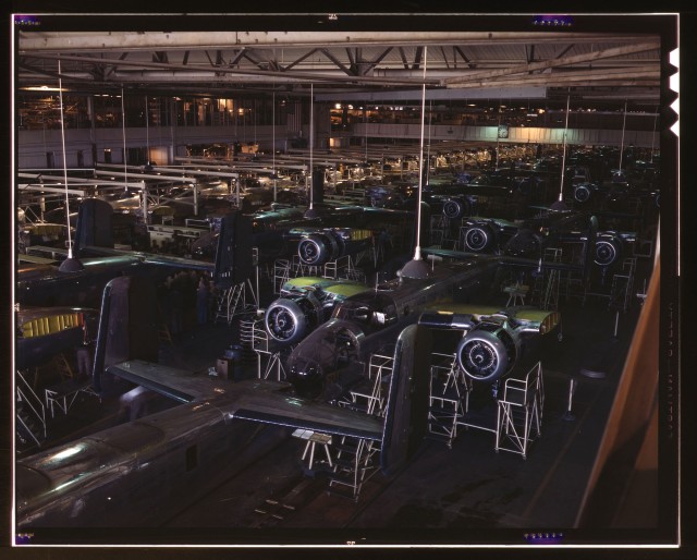 Фотографии США: 20 век, начало 40-х. Авиационная промышленность