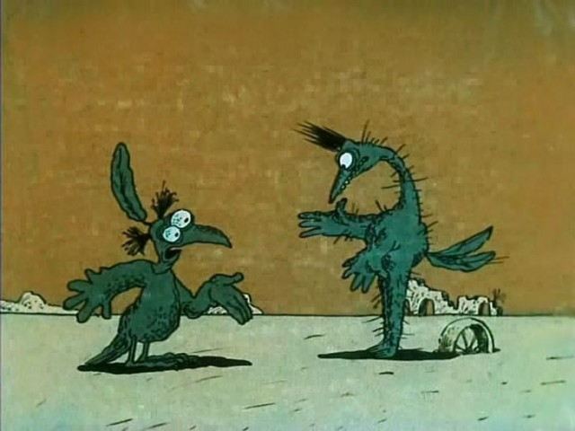 " - Откуда ?"   "- Оттуда !"