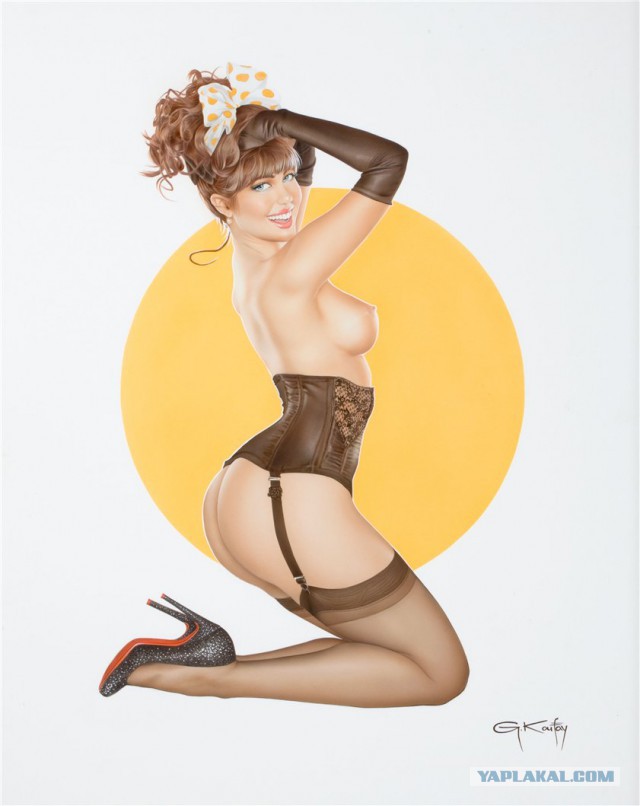 Рисованный pin-up от Gennadiy Koufay