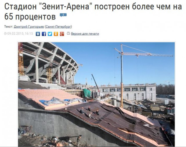 Высотное строительство в  России