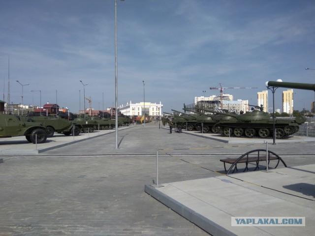 Сходили с сыном в музей военной техники в Верхней Пышме