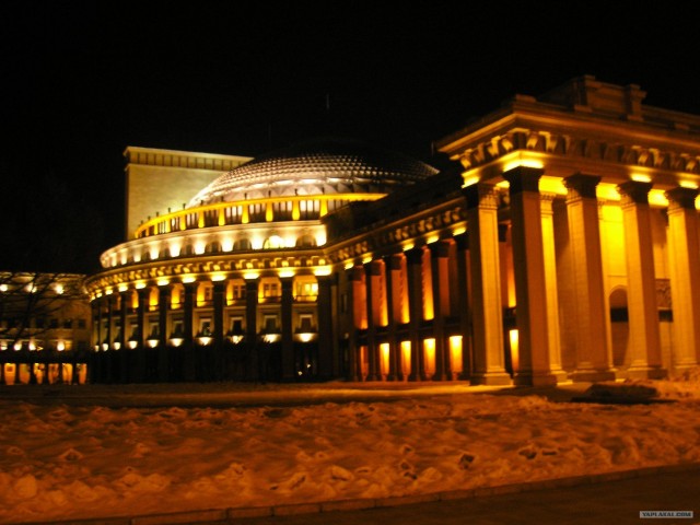 Россия ночью