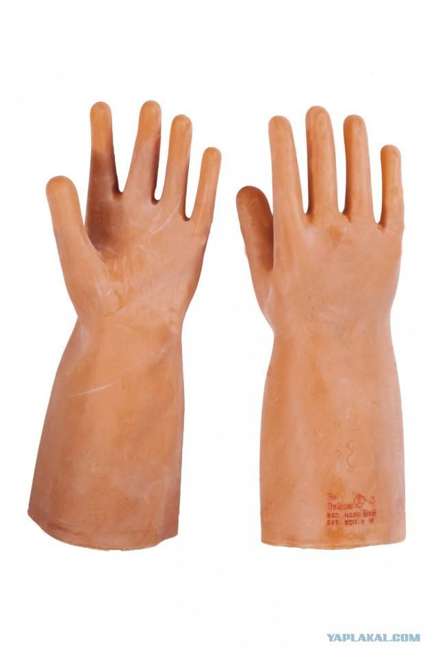 Защитные удлиненные перчатки (краги) для ветеринарных врачей.