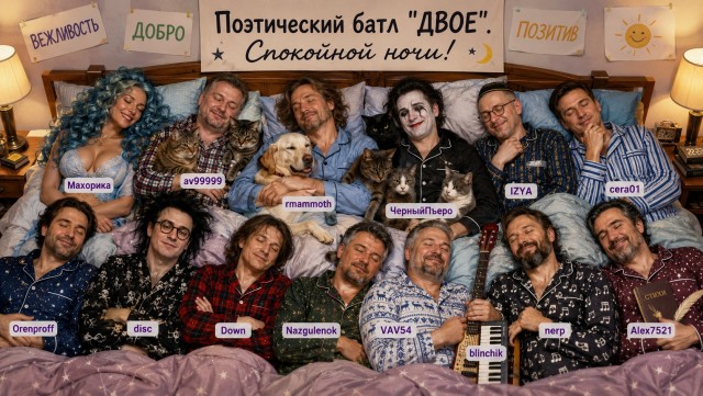 Двое, поэтический батл