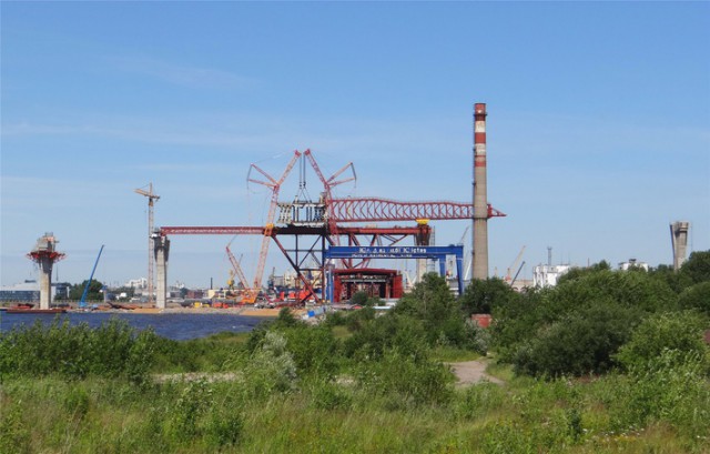 Строительство ЗСД в Петербурге.