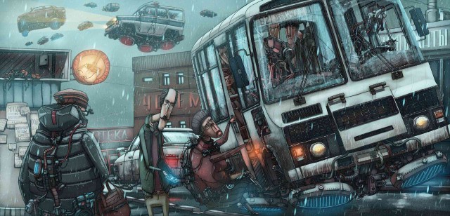 «Russia 2077» новый проект от художника и графического дизайнера Евгения Зубкова