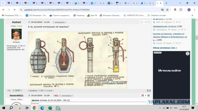 Чьи гранаты были лучше - Советские "лимонки" или немецкие "колотушки"?