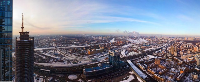 Москва с высоты птичьего полета